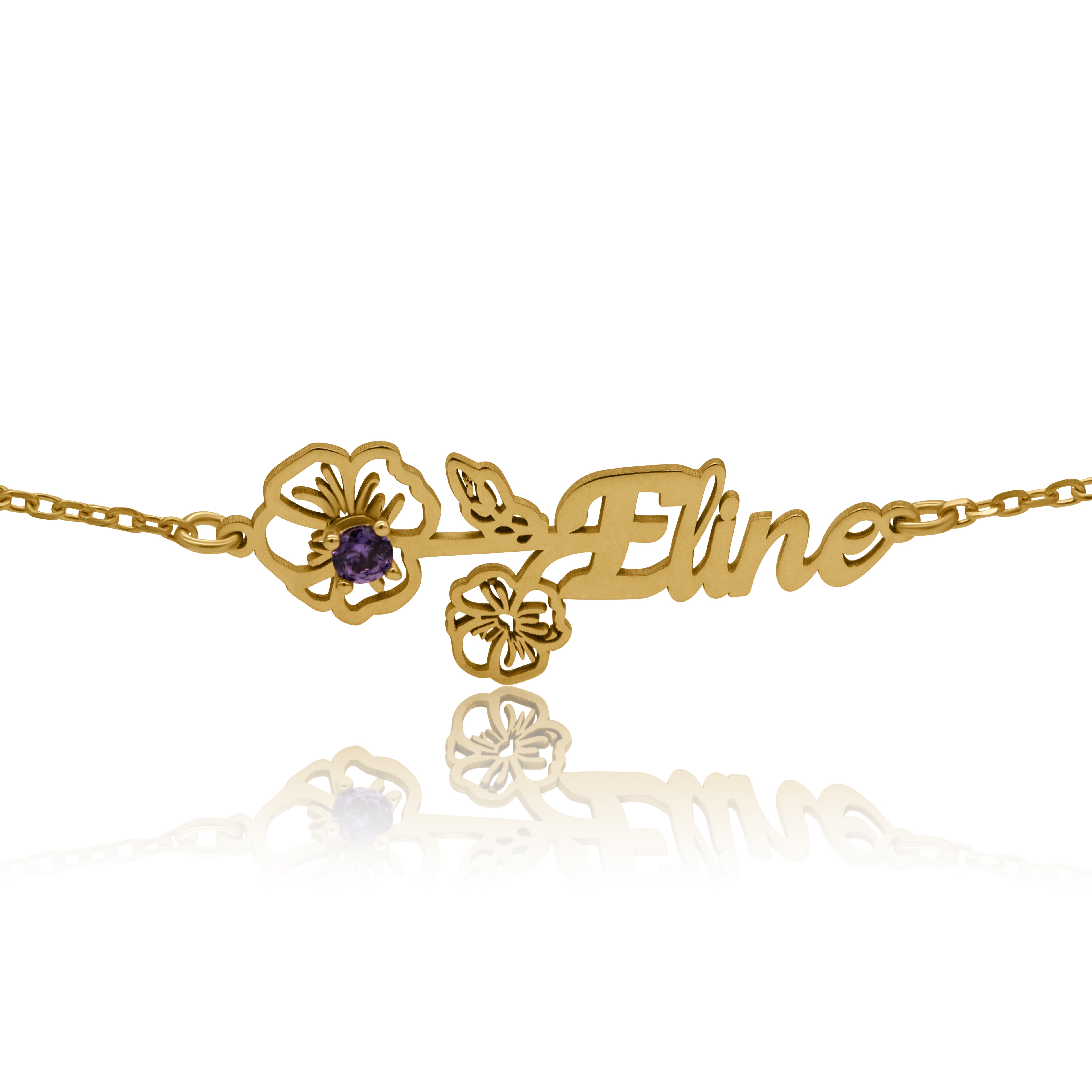 Birth Flower Bracelet