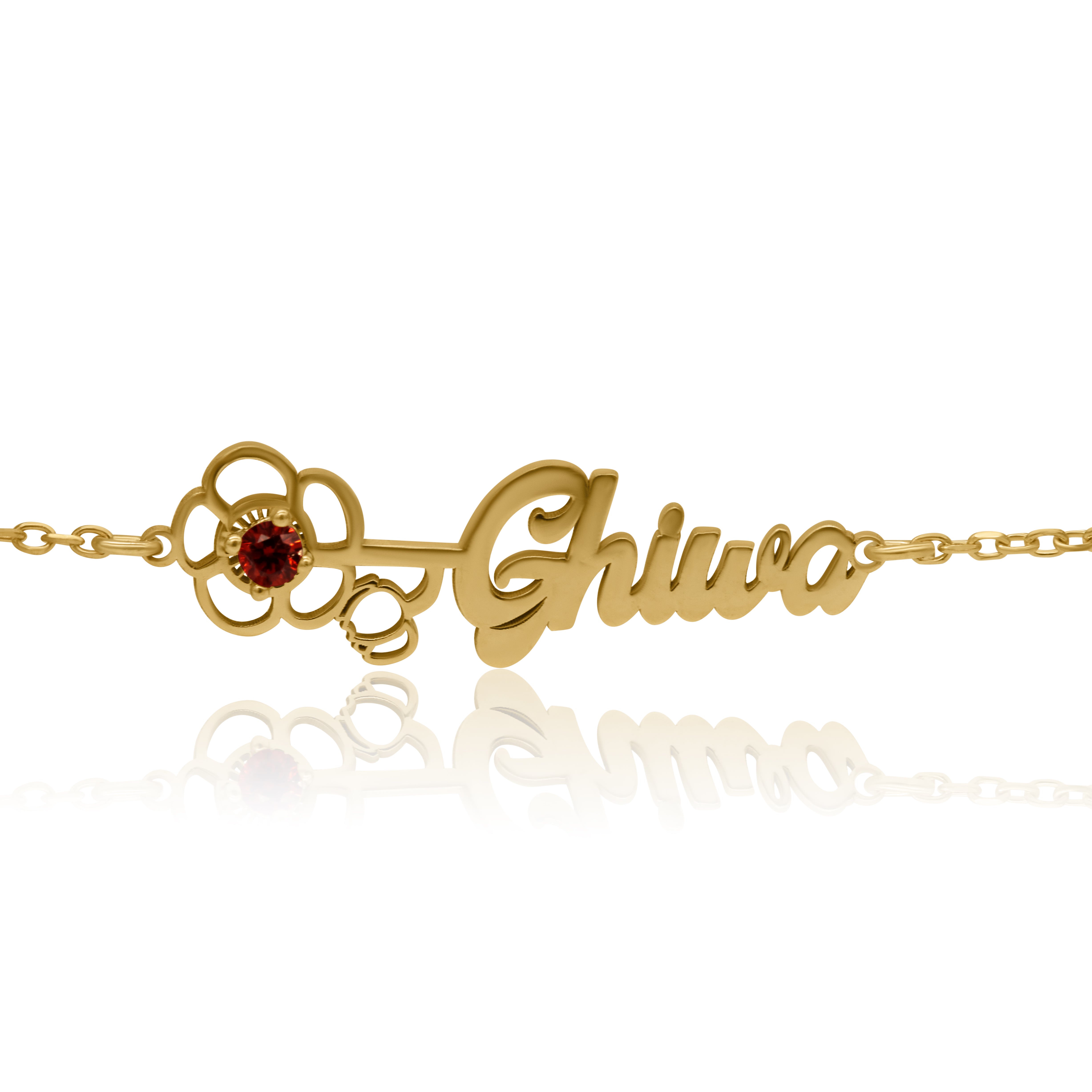 Birth Flower Bracelet