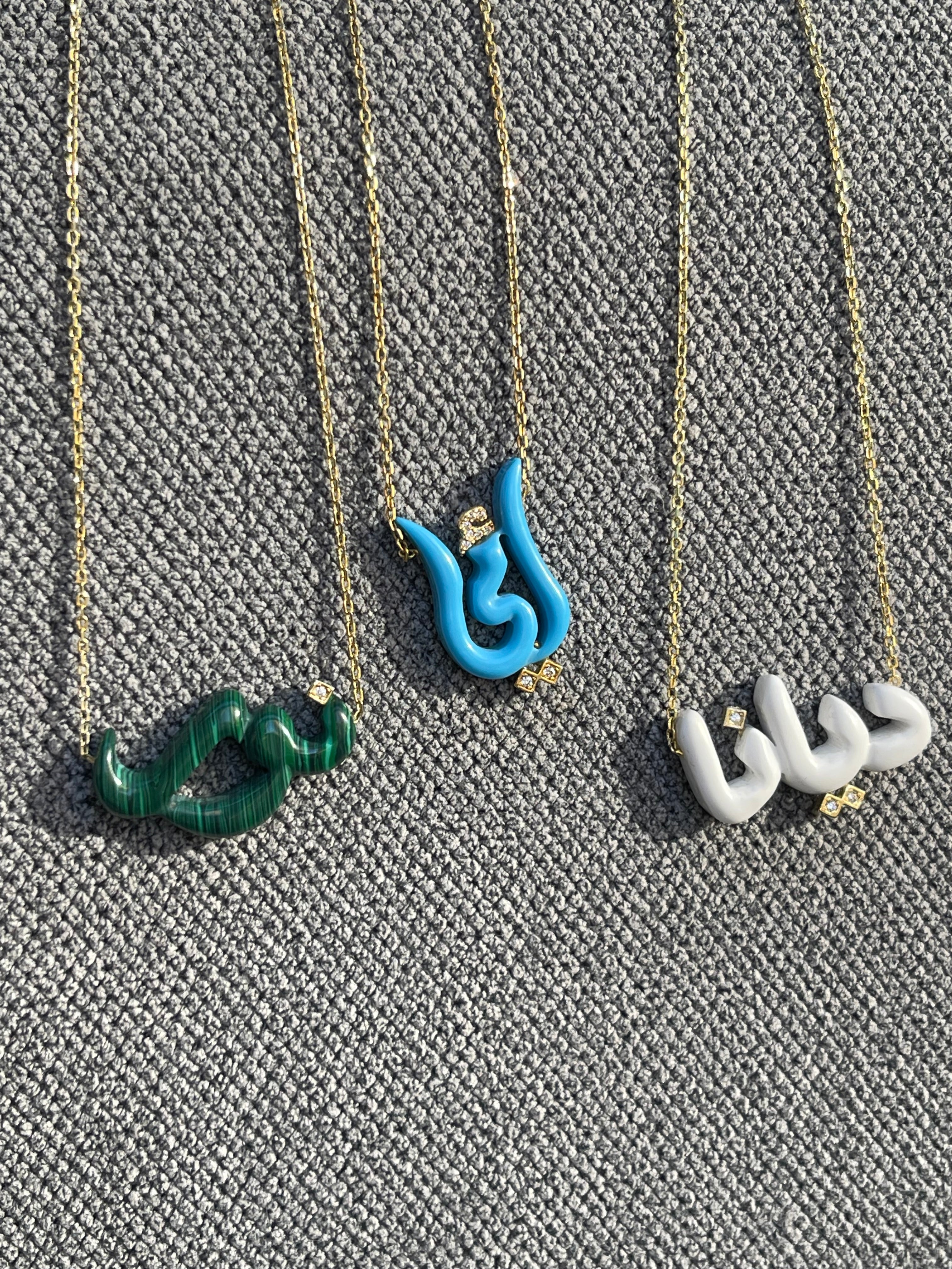 Customized Names "Resin" Necklace