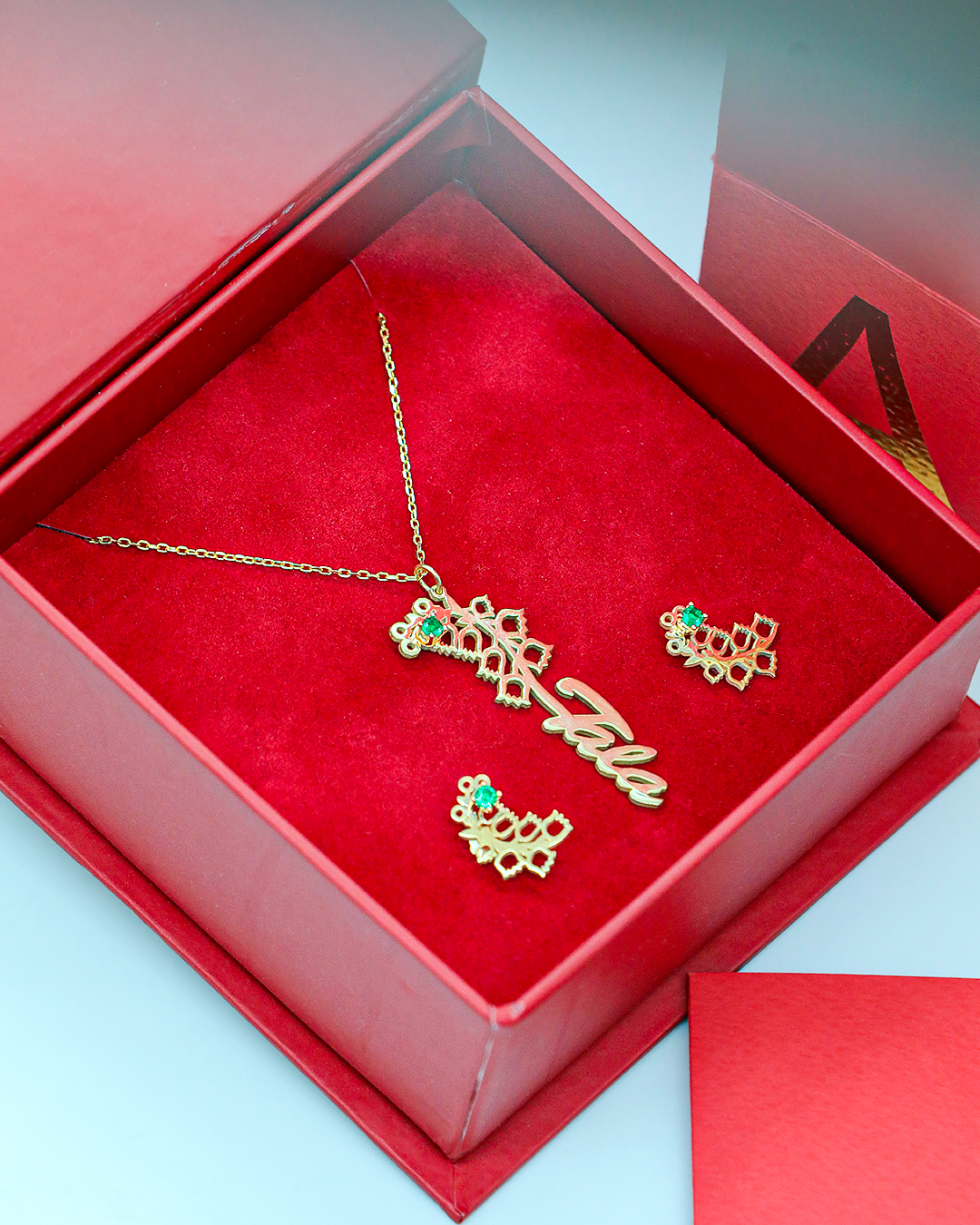 Birth Flower Necklace With Name