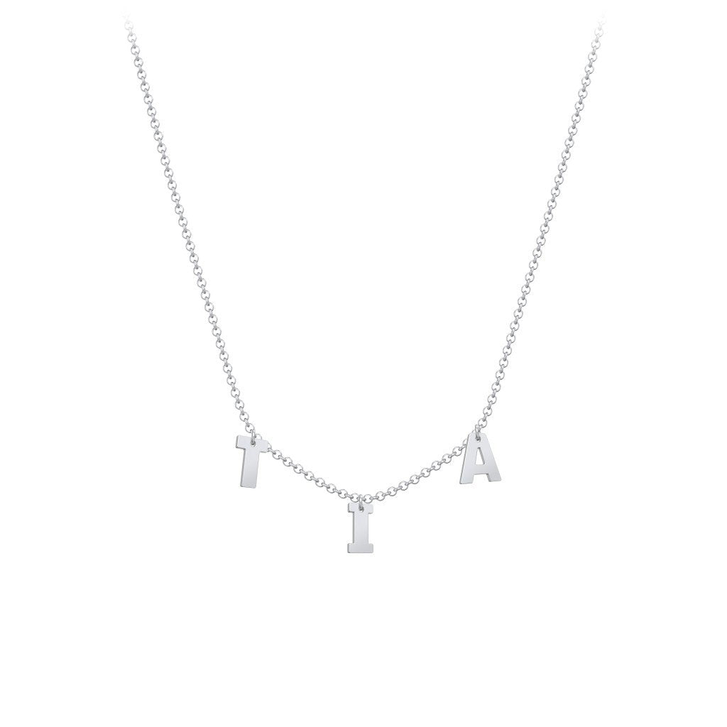 Initials Necklace Modern