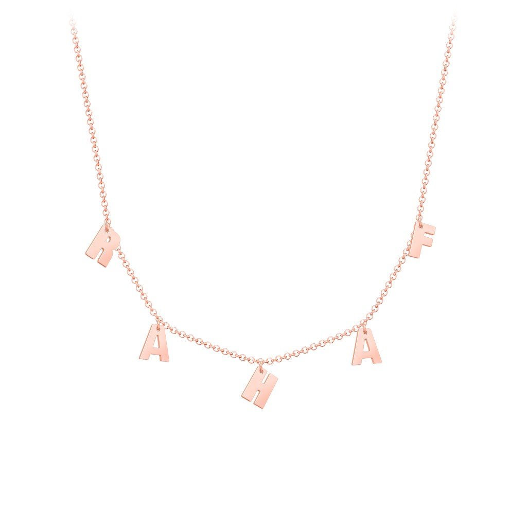 Initials Necklace Modern