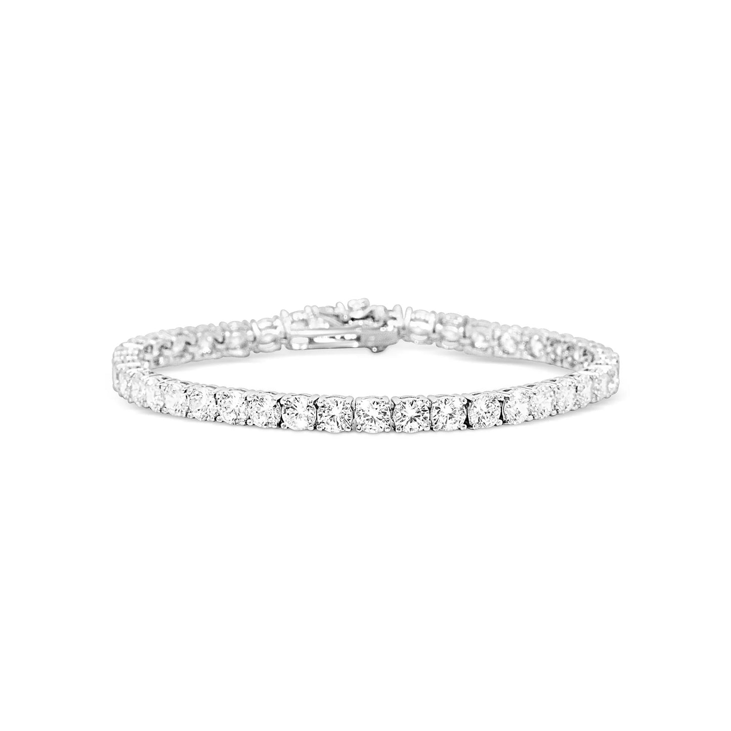 Classic Tennis Bracelet White