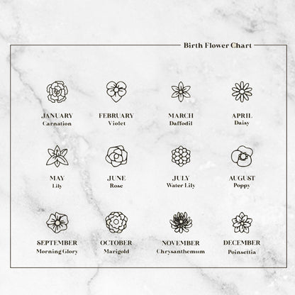 Birth Flower Necklace