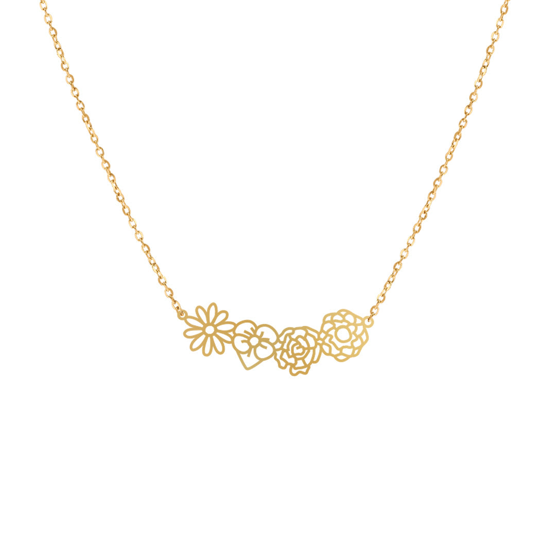 Birth Flower Necklace