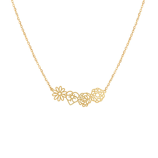 Birth Flower Necklace