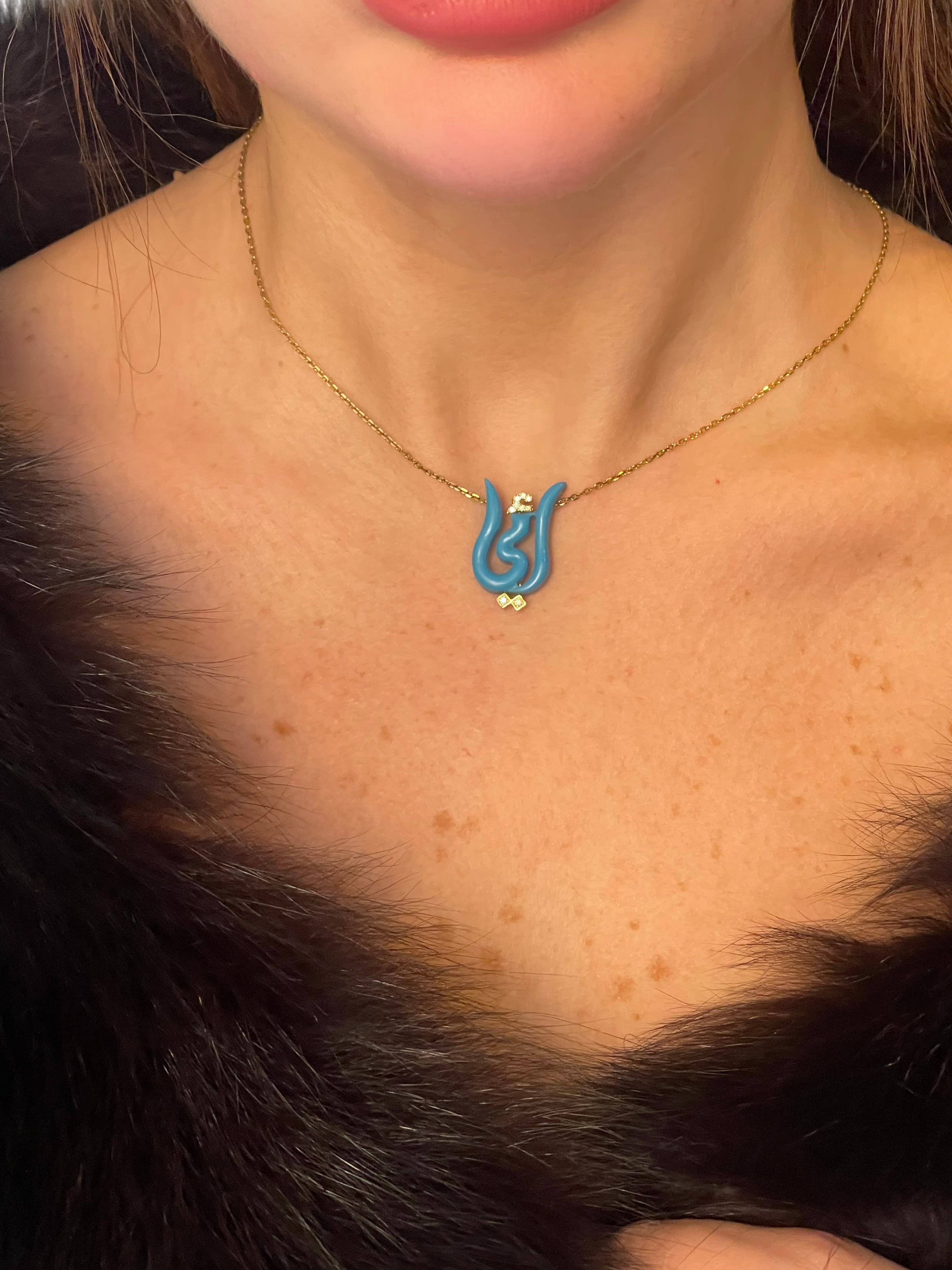 Customized Names "Resin" Necklace