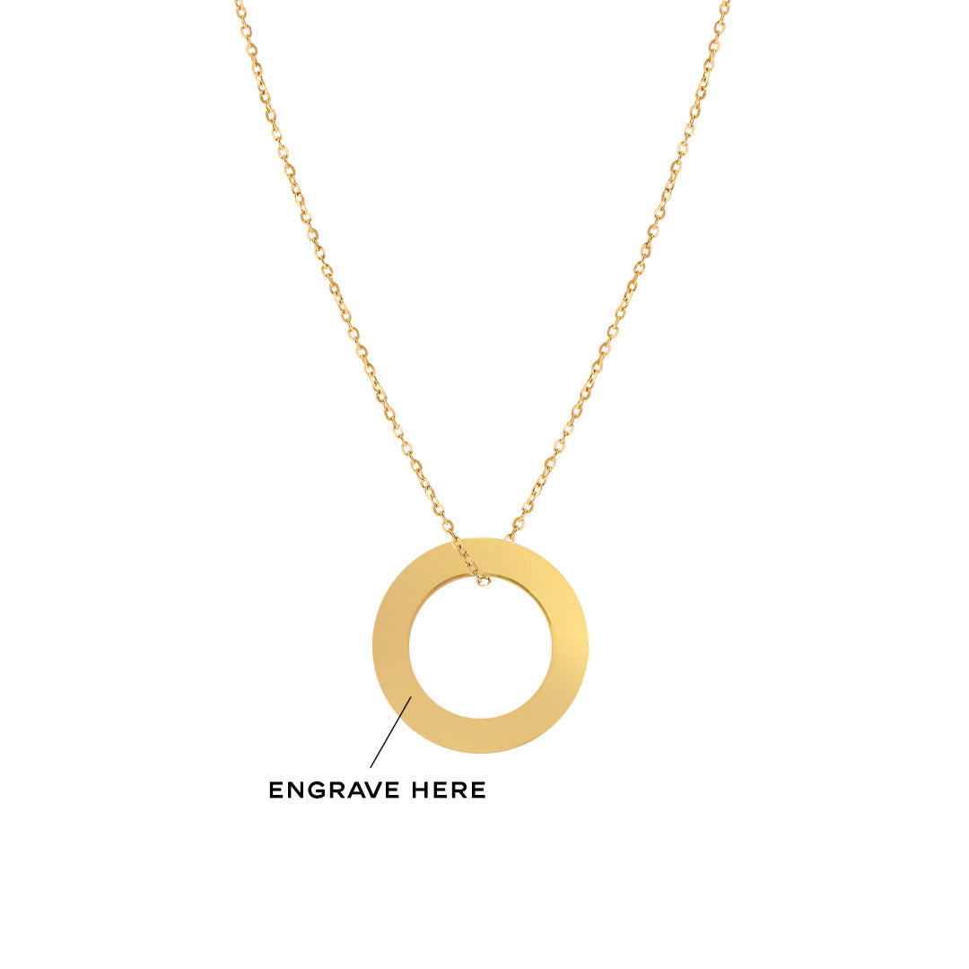 customized Circle necklace