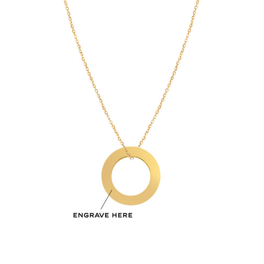 customized Circle necklace