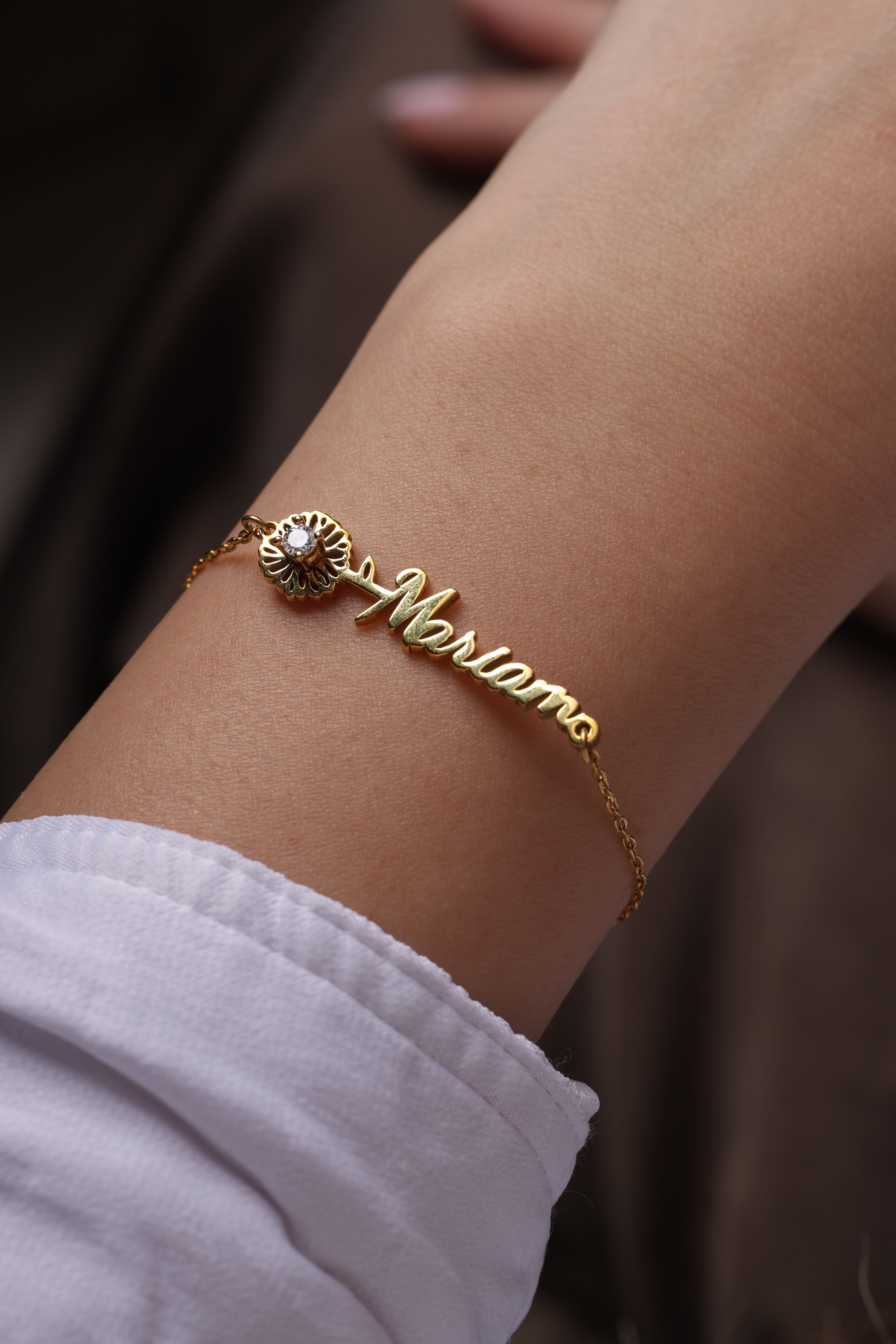 Birth Flower Bracelet
