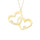 Interlocked In Love Heart Name Necklace