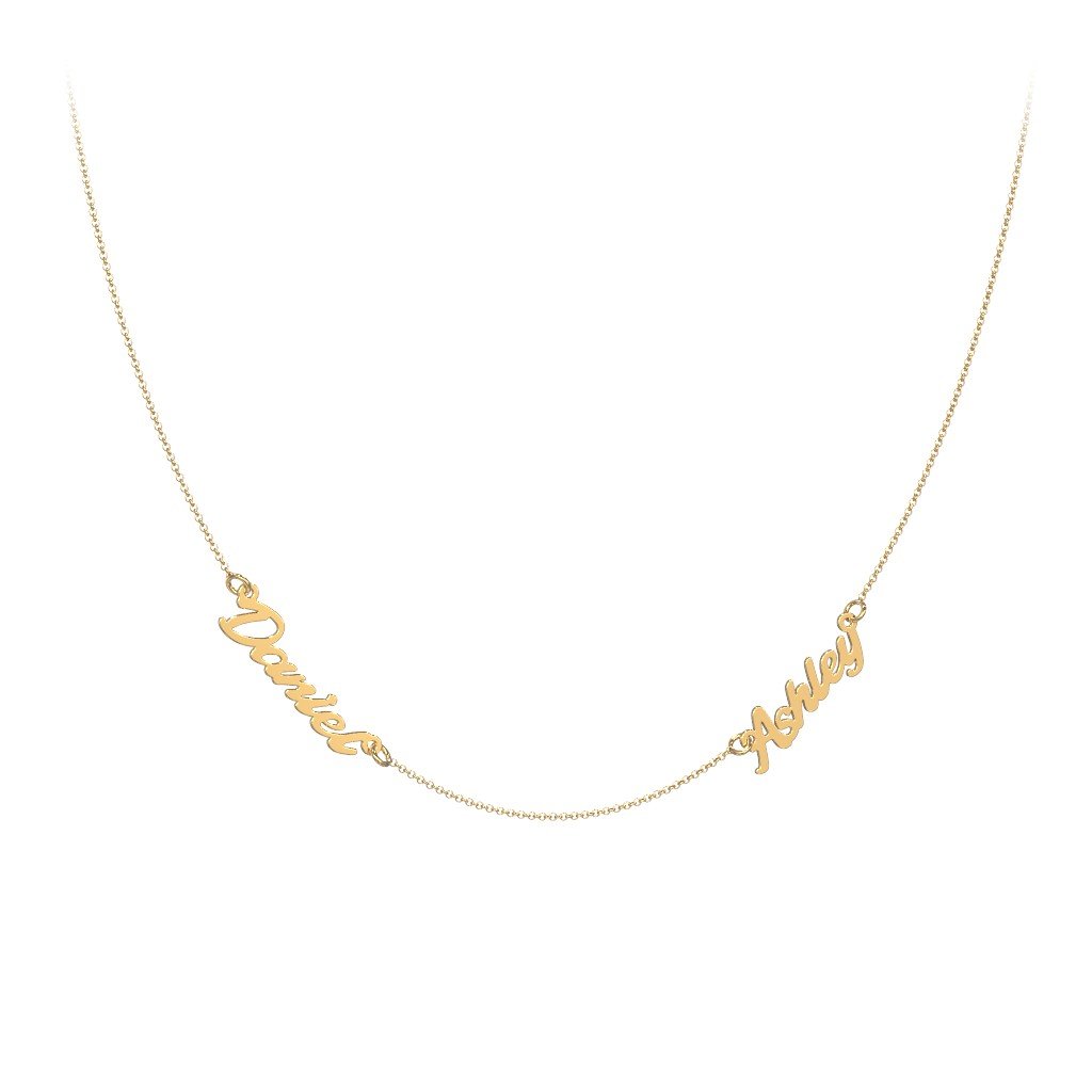 Personalized Two Names Necklace