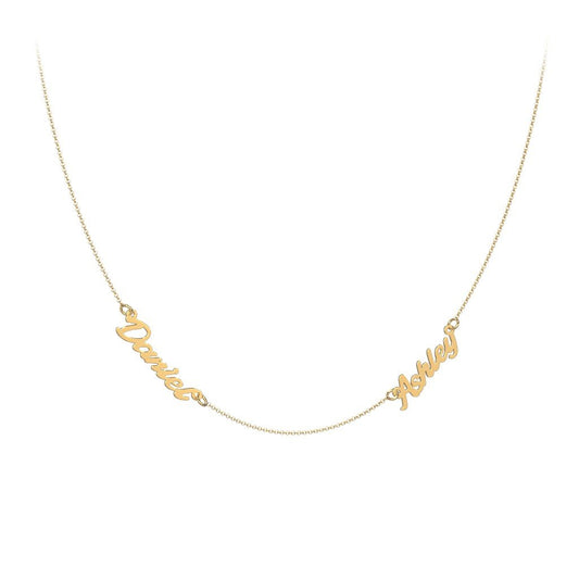 Personalized Two Names Necklace