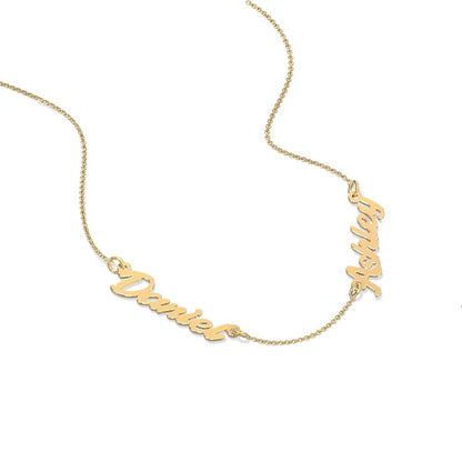 Personalized Two Names Necklace