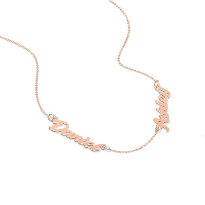 Personalized Two Names Necklace