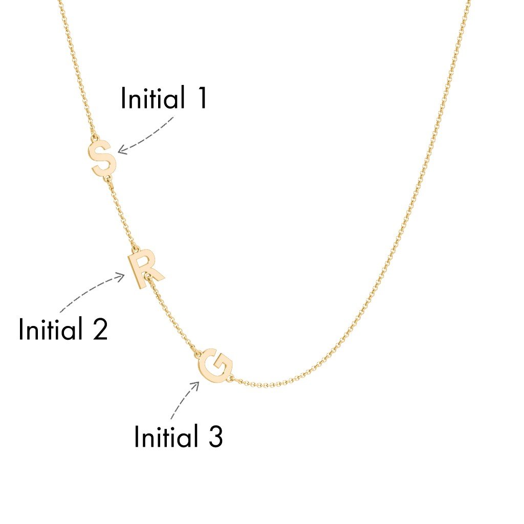 Personalized Initial Station Necklace