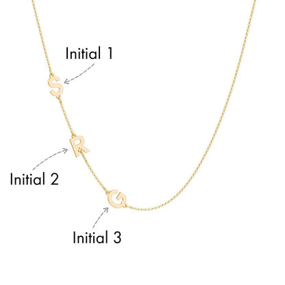 Personalized Initial Station Necklace