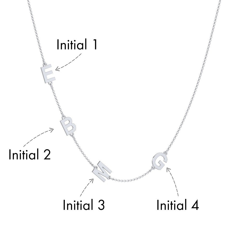 Personalized Initial Station Necklace