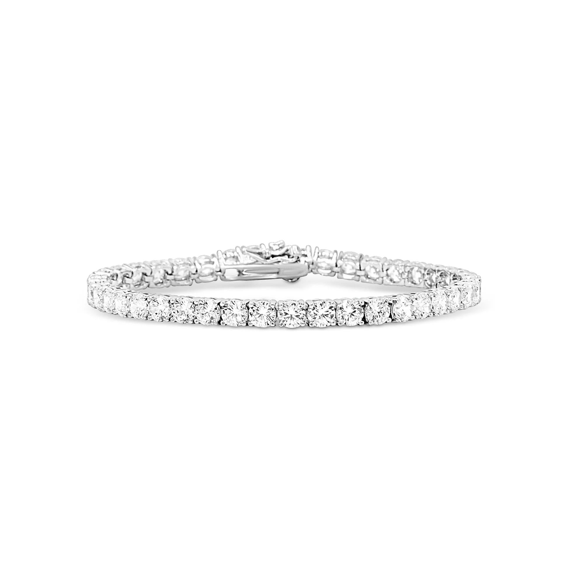 Classic Tennis Bracelet White