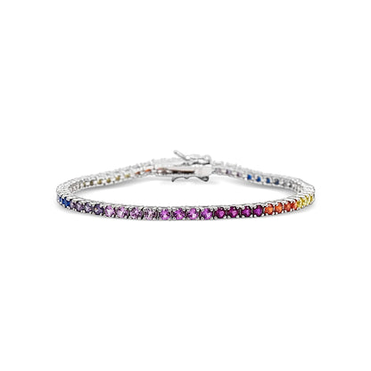 Rainbow Tennis Bracelet