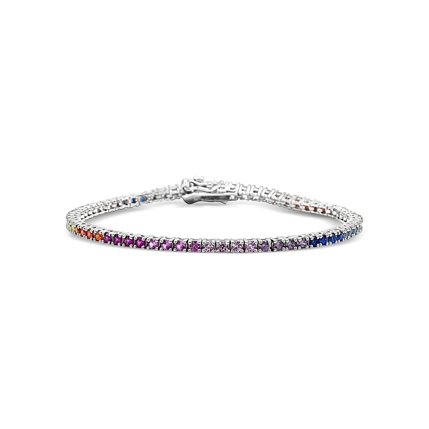 Rainbow Tennis Bracelet