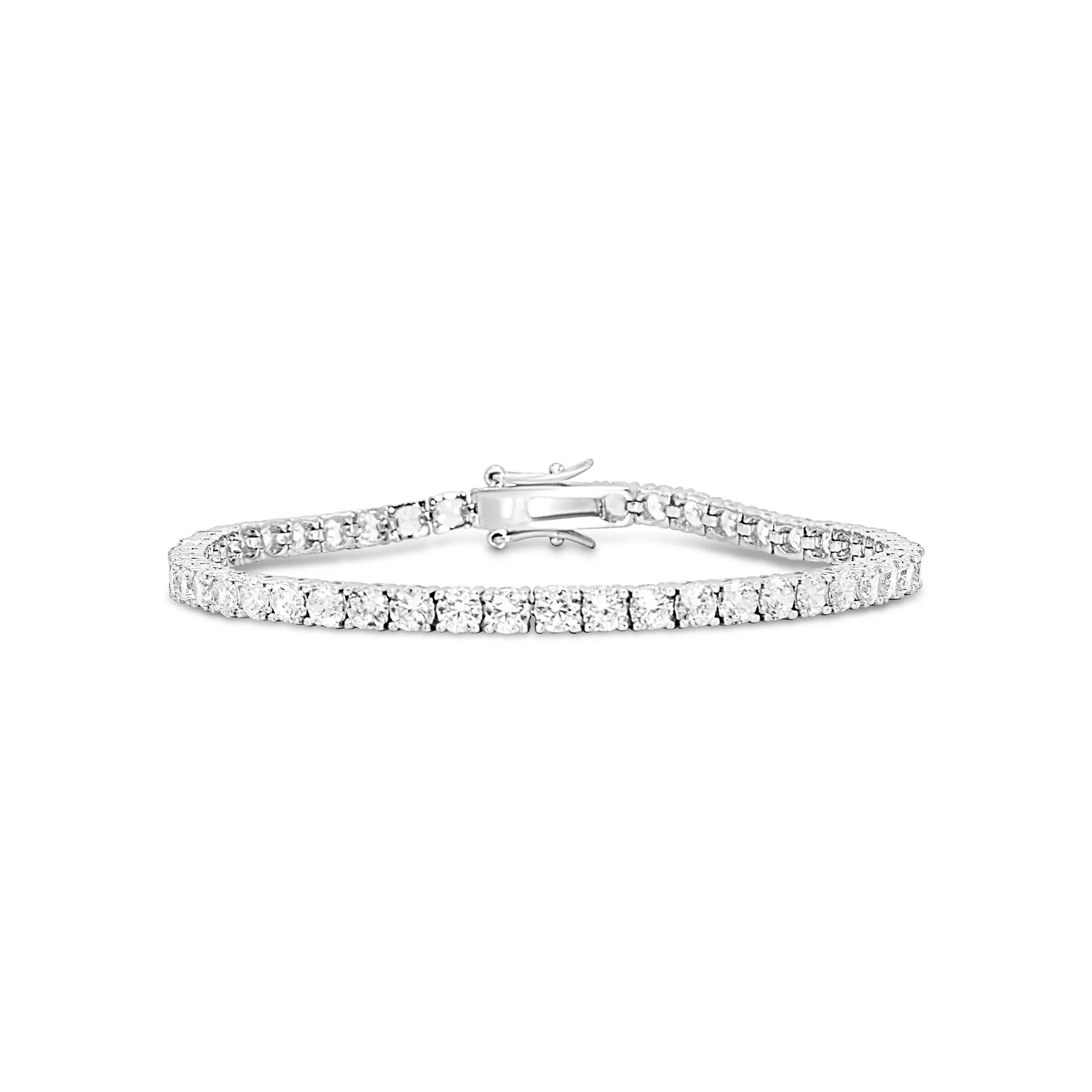 Classic Tennis Bracelet White