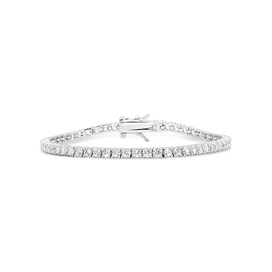 Classic Tennis Bracelet White
