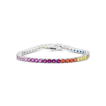 Rainbow Tennis Bracelet