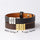 DAD's initial & Kids Names Leather bracelet