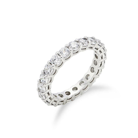 Ring Essence Silver White Tennis