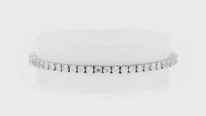 Classic Tennis Bracelet White